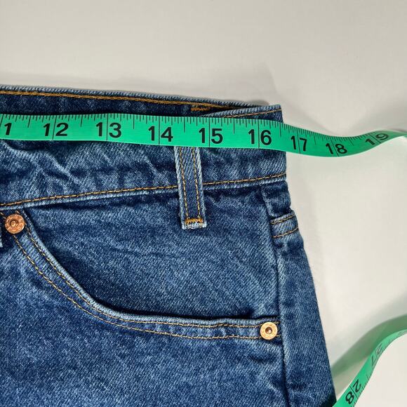 Levi’s Vintage Jeans 505 Mens 34x30 “33x29.5” Straight Leg Orange‎ Tab 90s Blue - Picture 10 of 14